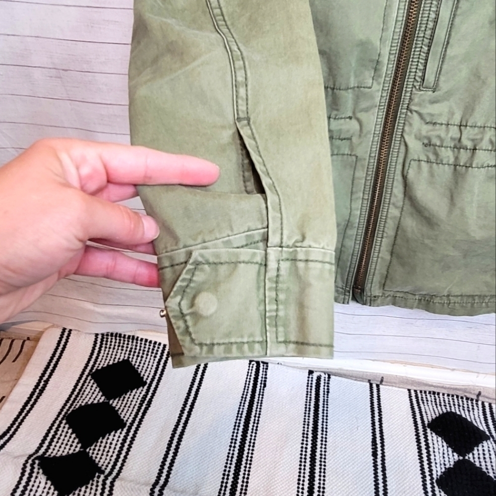 MADEWELL FLEET JACKET IN KHAKI GREEN, SZ SMALL - Picture 7 of 14